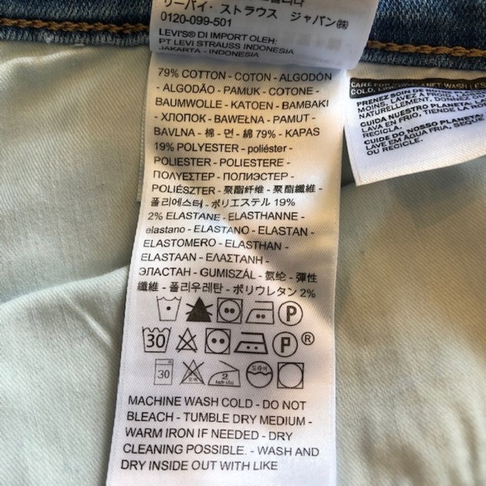 Levis 414 Classic Straight Mid-Rise Jeans - Picture 11 of 12
